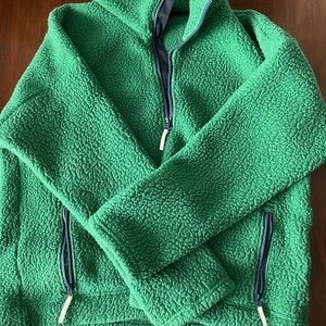 J Crew Sherpa half zip size XL